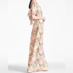 Sachin & Babi Aurora Gown Maxi Flowy floral wedding mother of bride groom spring